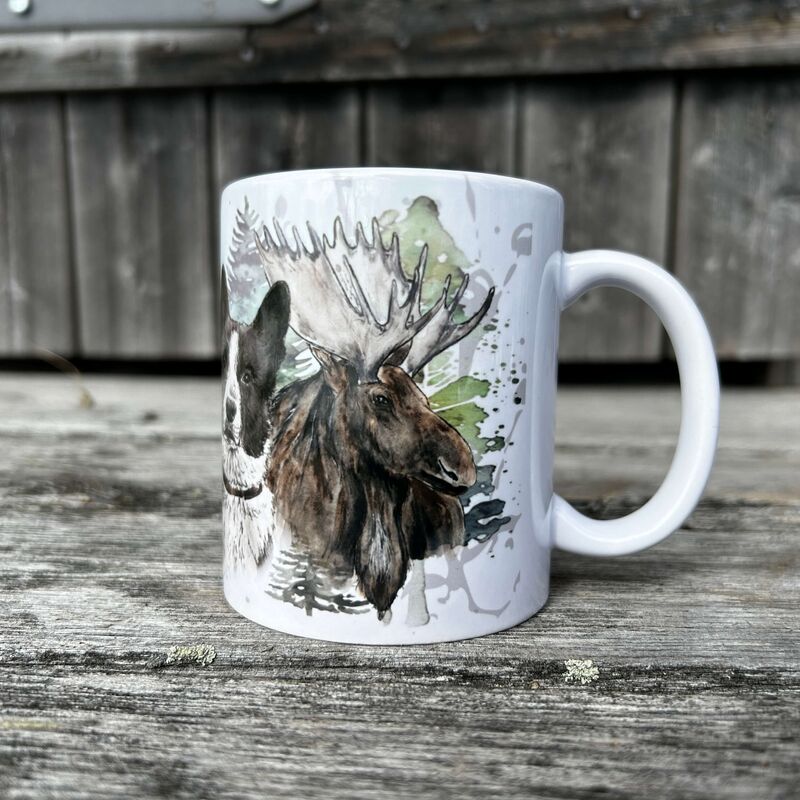 karjalankarhukoira -muki